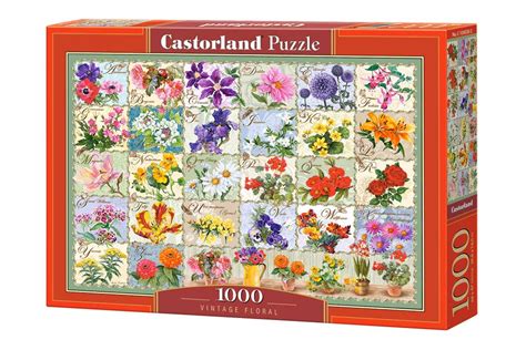 Comprar Puzzle Castorland Flores Vintage De 1000 Piezas Castorland C