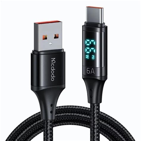 Mcdodo 麥多多 Usb Type C充電線傳輸線閃充線 Qc40 66w快充 功率數顯 泰坦 12m 阿鴻的店 露天市集 全