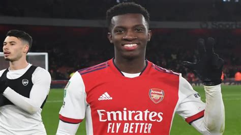 Eddie Nketiah Stun Arsenal Fans With First Premier League Hat Trick