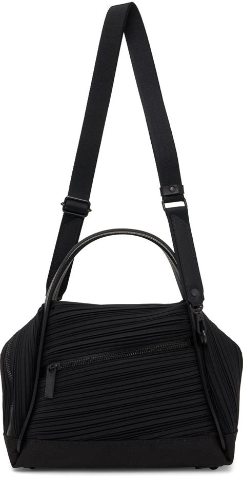 Pleats Please Issey Miyake Black Bias Pleats Bag In 2022 Bags