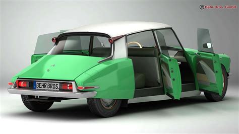 Citroen Ds19 3d Model By Behr Bros