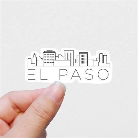 Waterproof El Paso Stickers Etsy