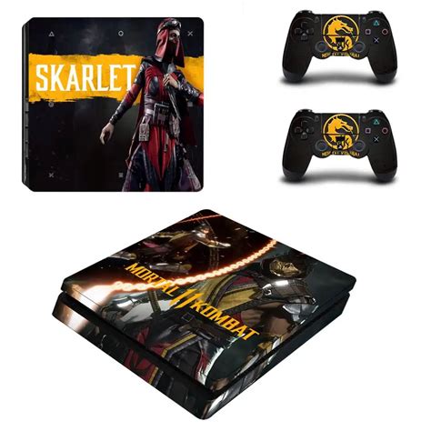 Mortal Kombat Full Cover Faceplates Ps Slim Skin Sticker Decal