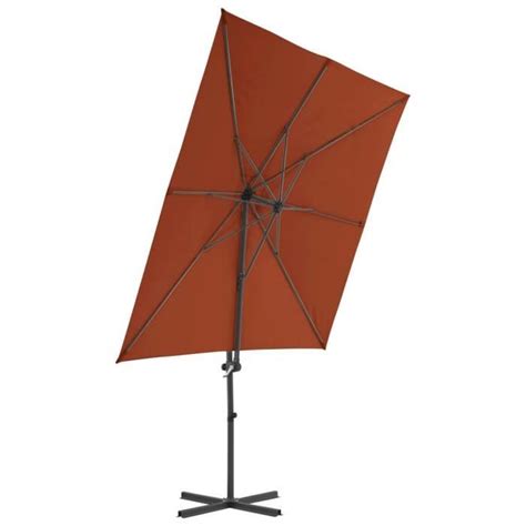 Atyhao Parasol D Port Avec M T En Acier Terre Cuite X Cm