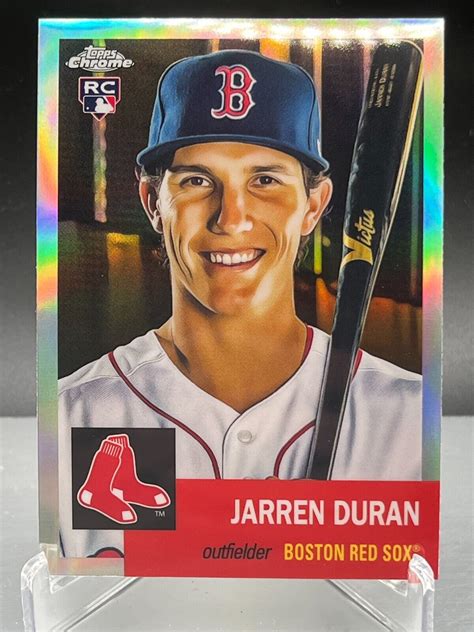 Jarren Duran ROOKIE Refractor 2022 Topps Chrome Platinum 219