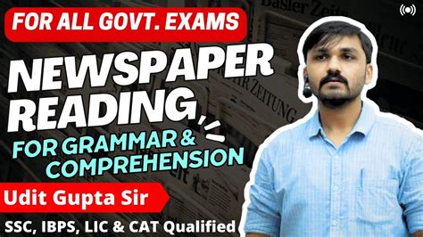 Newspaper Reading क Ultimate Video SSC CGL CHSL CPO Bank PO Clerk