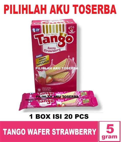 Promo Tango Wafer Strawberry Jam Isi Pcs Gr Harga Box