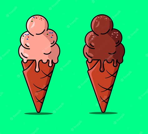 Premium Vector Ice Creams