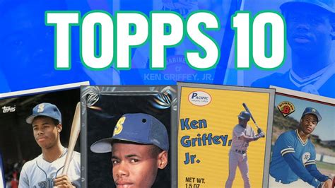 Topps 10 Ken Griffey Jr Rookie Cards YouTube