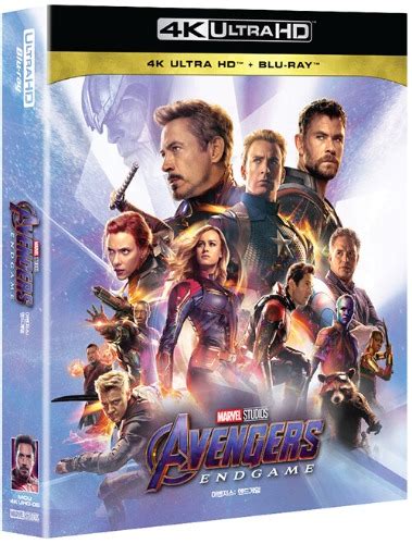 Avengers Endgame K Uhd Blu Ray Steelbook Full Slip Case Edition