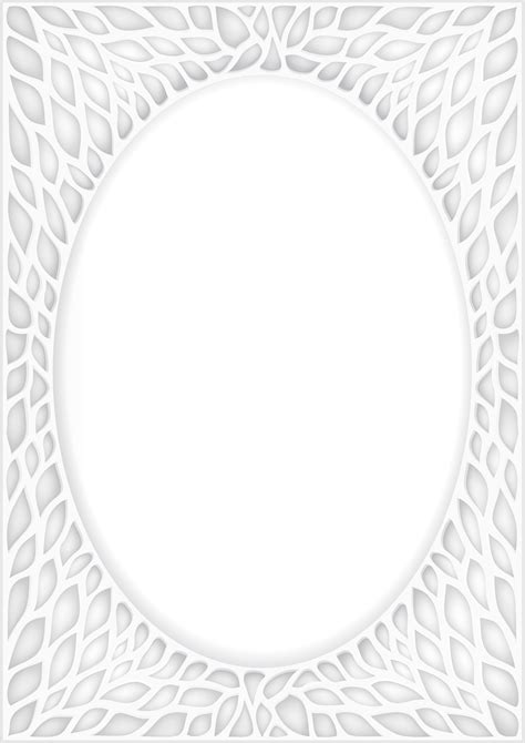 White vintage oriental oval frame 1220394 Vector Art at Vecteezy