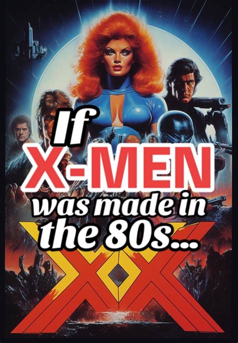 Slideshow Como Seria Um Filme Dos X Men Feito Nos Anos As