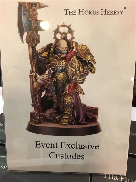 Legio Custodes Forgeworld Event Exclusive Model Faeit 212