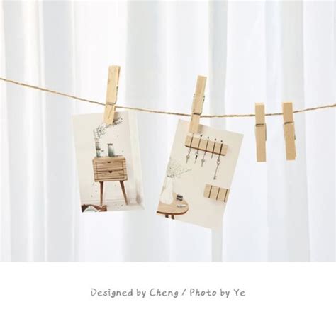 Pince A Linge Pcs Mini Clips En Bois De Petite Taille Mm