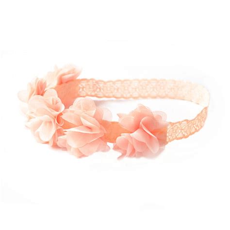 Baby M Dchen Kopfbedeckung Baby Stirnband Blumen M Dchen Rosa Band