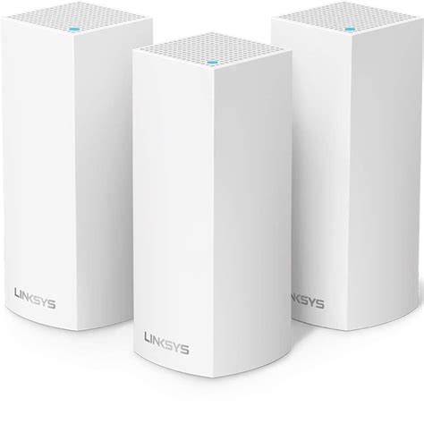 Linksys Velop Tri Band Intelligent Mesh Wifi System White 3 Pack