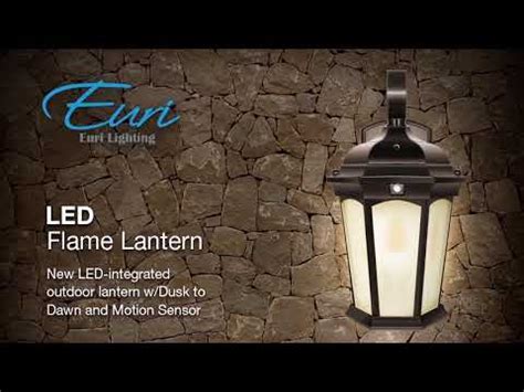 Euri Lighting Led Flame Lantern Efl F Md Youtube