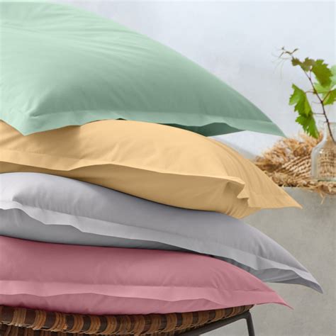 Housse De Coussin Percale De Coton Bio Colombine Blancheporte Taie