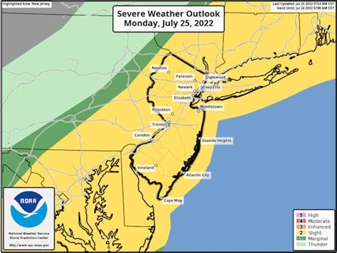 Nj Weather Severe Thunderstorm Flash Flood Warnings Issued As