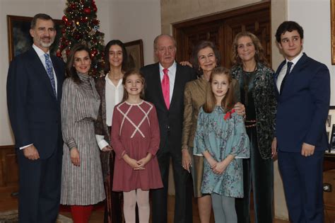 Photo Photo de famille du roi Juan Carlos Ier d Espagne à l occasion