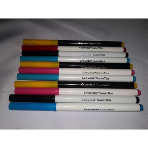 Crayola Supertips Washable Marker 1pc Random Color Shopee Philippines