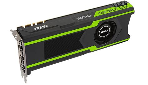 Msi Geforce Gtx Ti Aero Oc Gb Gddr X Karty Graficzne Nvidia