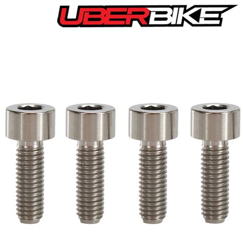 Uberbike M5x15 Avid Hope Titanium Brake Lever Bolt Upgrade Kit Raw