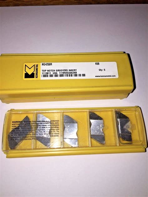 Kennametal Carbide Inserts Quantity Ng R K Top Notch Grooving Ebay