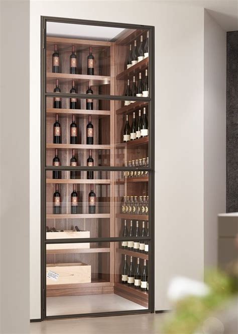 Steel Framed Doors Genuine Glass Doors Black Doors Wine Cellar