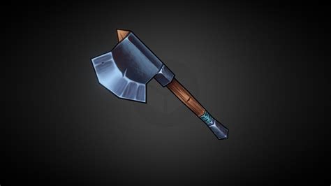 Low Poly Axe 3d Model By Offy Axe163 [5679b42] Sketchfab