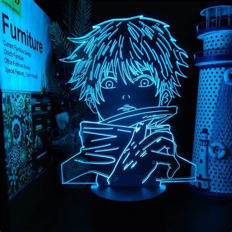 Jujutsu Kaisen Decor Gojo Satoru Led Lamp