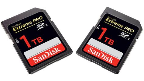 Sandisk Introduces Tb Sd Memory Card