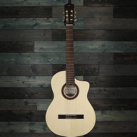 Cordoba C5 Cet Limited Spalted Maple Thin Body Cutaway Classical Acoustic Electric Nylon String