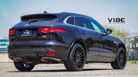 Jaguar F Pace Black Savini BM16 Wheel Front