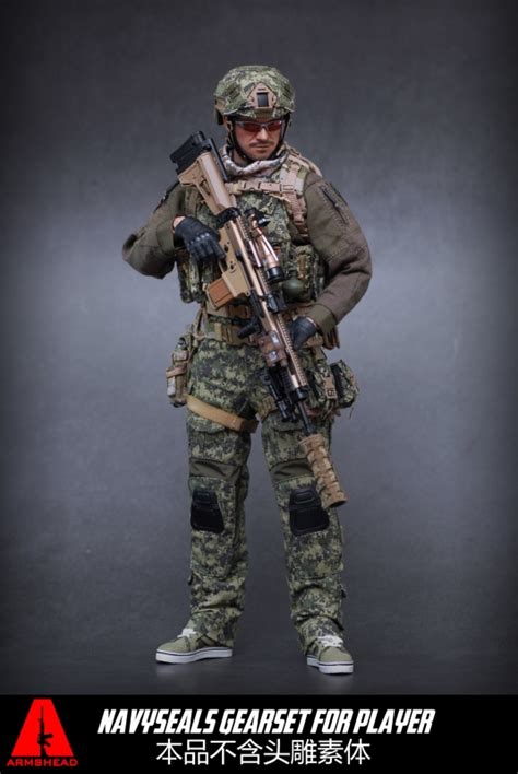 Navy Seals Gearset For Player Set Aor Armshead Machinegun