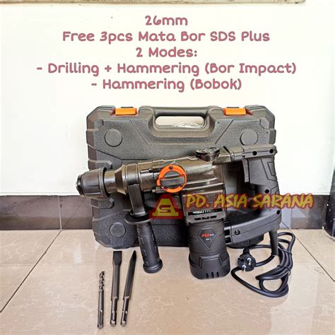 Jual Jack Rotary Hammer Drill J Jld Set Listrik Mesin Bor Bobok