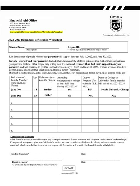 Fillable Online Scan Completed Form And Upload To Https Forms Luc Edu