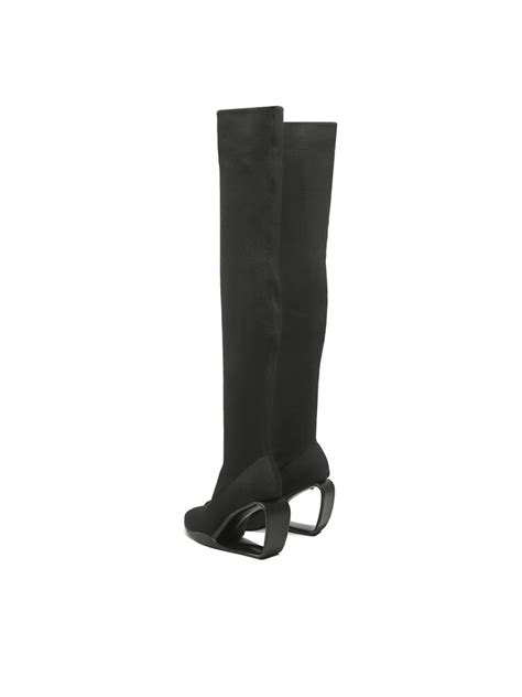 Overknees United Nude Mobius Long Boot Hi 1069701117 Schwarz Eschuhe De