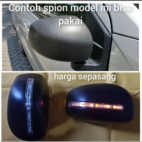 Jual Cover Spion Mirror Cover AYLA TYPE M Dan Type D Sigra Type X Hitam