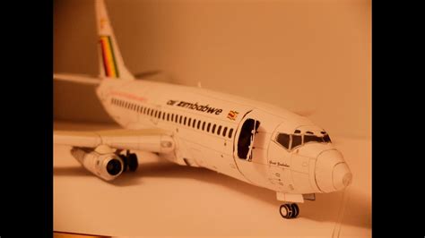 737-200 Papercraft - YouTube