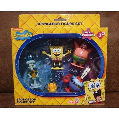 Spongebob Figure Set Bnib Hobbies And Toys Toys And Games On Carousell