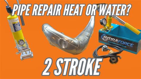 Dirt Bike Pipe Repair What Works Better Heat Or Water YouTube