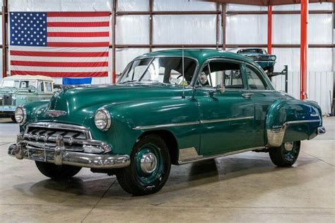 1952 Chevrolet Stylemaster 2882 Miles Metallic Green Coupe 217ci 6