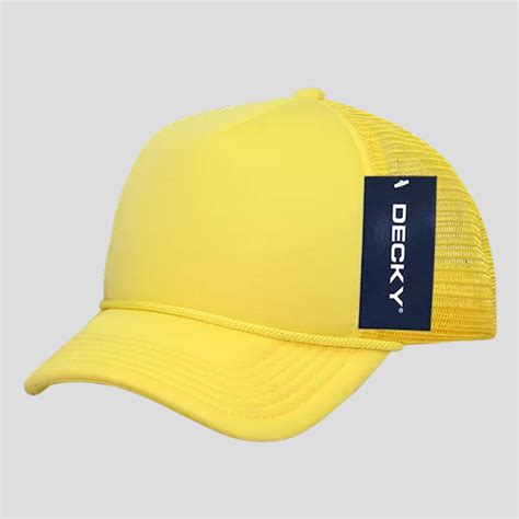 Decky Youth Panel Mid Profile Structured Foam Trucker