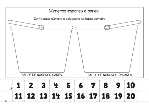 Atividades N Meros Pares E Impares