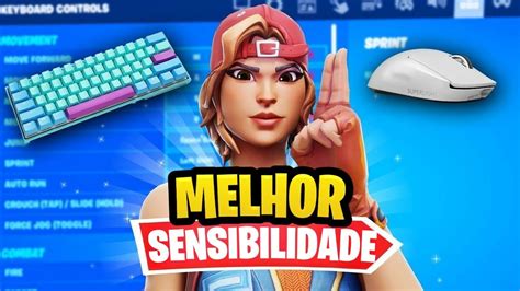 ATUALIZADA A MELHOR CONFIGURAÇÃO E SENSIBILIDADE DE FORTNITE PARA