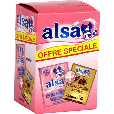 Levure Sucre Vanill Alsa Les Sachets G Prix Carrefour