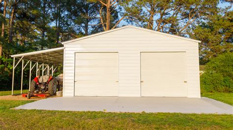 X X Vertical Roof Garage American Metal Buildings