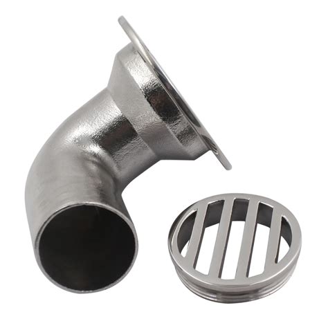 90 Degree Deck Drain Fittings Deck Scupper 316 Stainless Steel Deck Plumbing Fittings Buy Thru