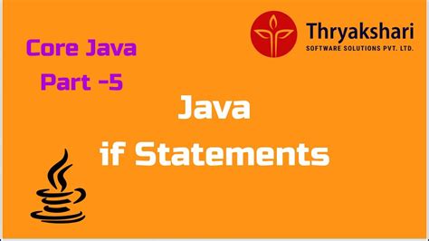 Java If Statements If Statements If Else Statements If Else If